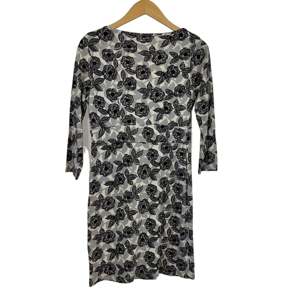 Boden Floral Empire Waist Dress Woman’s Sz 4 Long Sleeve‎ Mini Dress WL573 - Picture 2 of 9